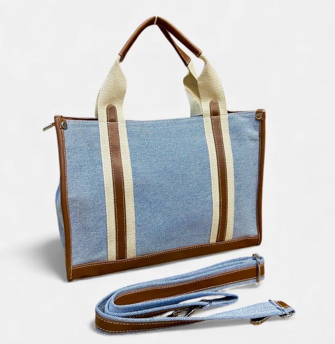 IMG_9009 Denim Totes - Image 1