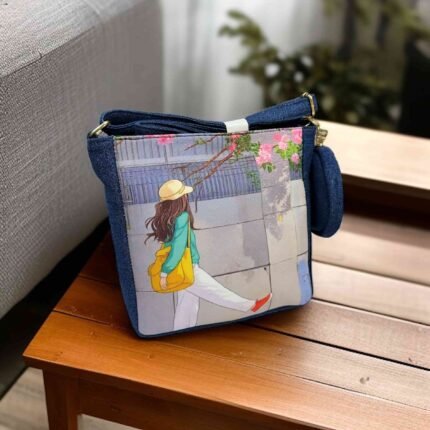 Printed Denim Slings