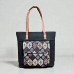 Denim Jacquard Tote