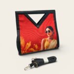 Printed V Cut Satchel