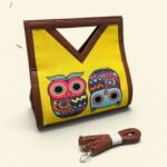 Printed V Cut Satchel