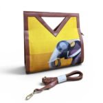 Printed V Cut Satchel