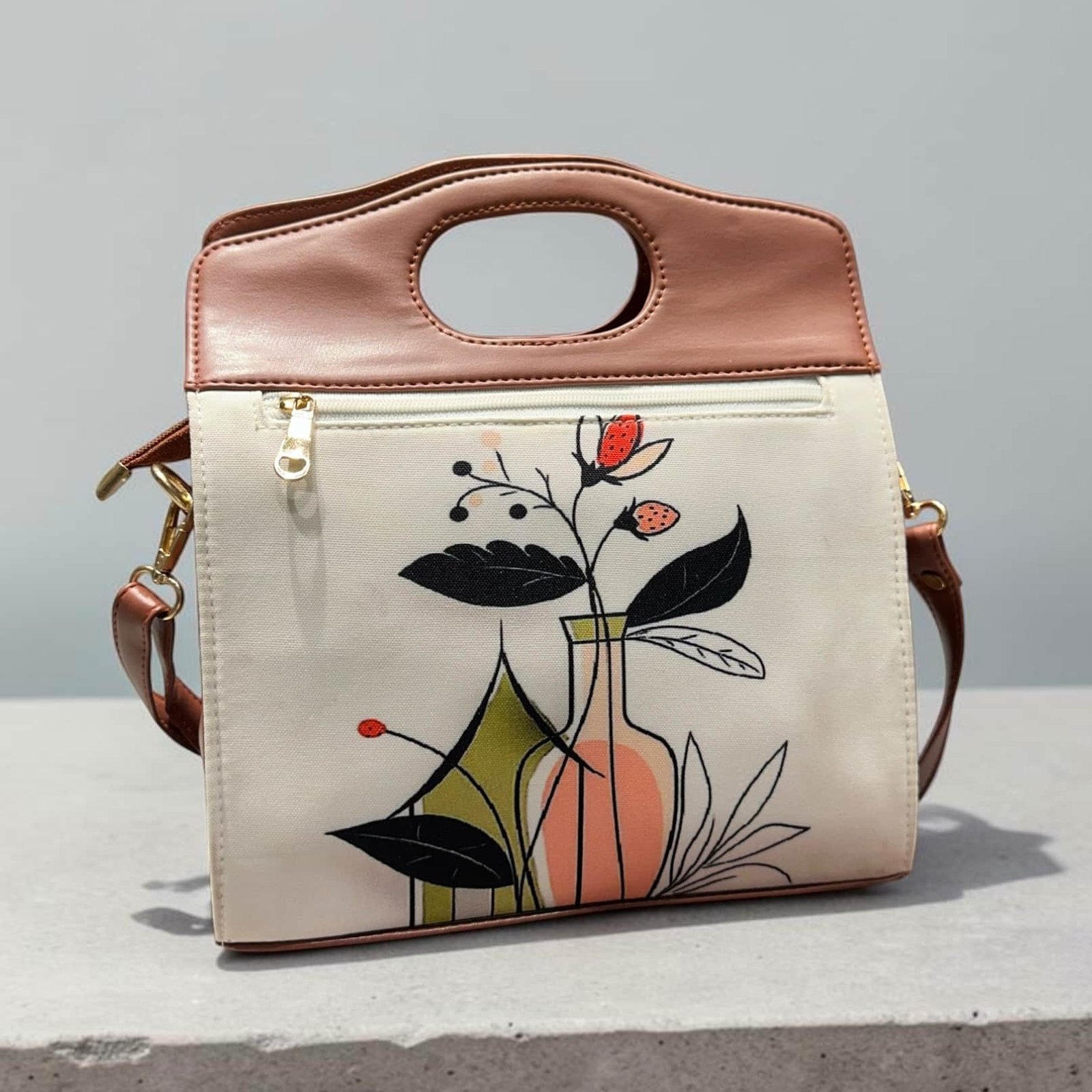 IMG_3208 Cut Handle Satchel - Image 1